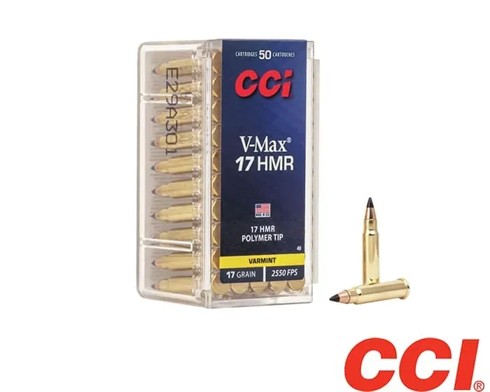 CCI .17 HMR 17gr. V-Max (500rds, 500rds & 2000rds)