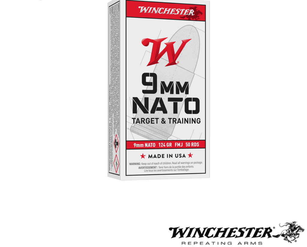 Winchester 9mm 124gr. FMJ 500rds