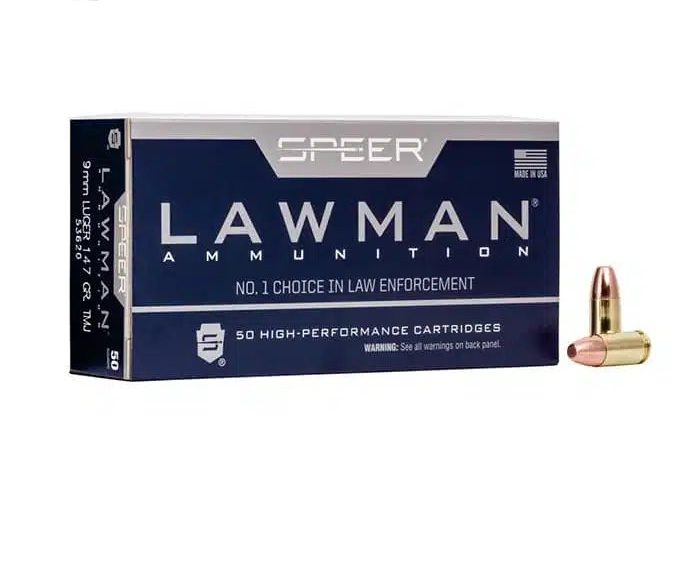 CCI Speer Lawman 9mm 147gr. TMJ (50rds & 1000rds)