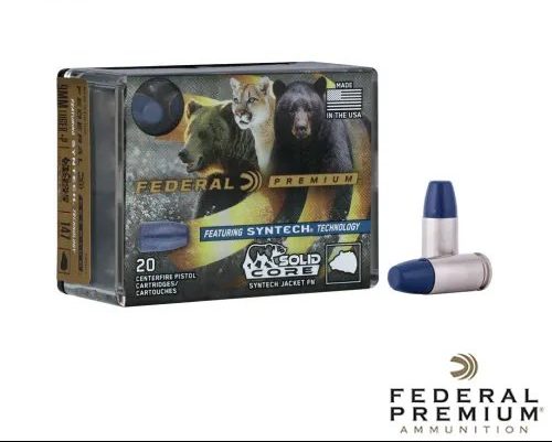 Federal Solid Core 9mm Luger +P 147gr SPJ (20rds & 200rds)