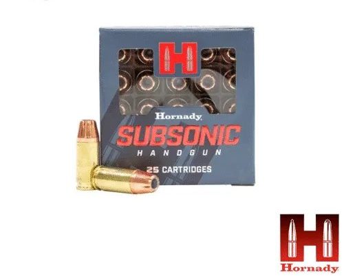 Hornady Subsonic 9mm 147gr. XTP (25rds & 250rds)