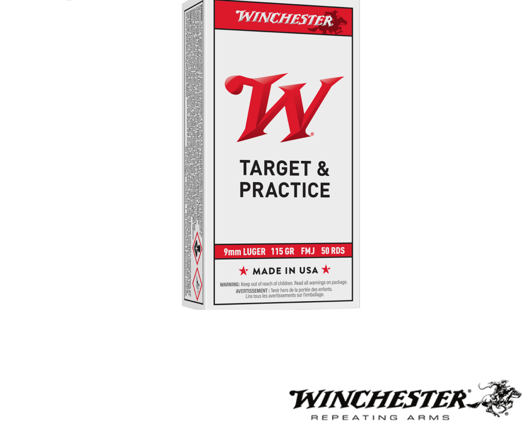 Winchester 9mm 115gr. FMJ 50rds