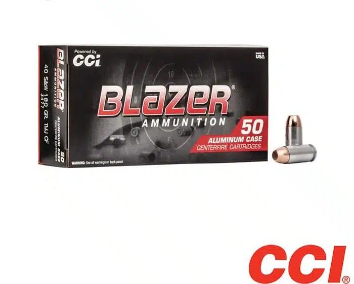 CCI Blazer .40 S&W 180gr. TMJ 50rds