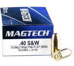Magtech .40 S&W - 165gr FMJ FN 50rds