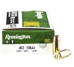 Remington .40 S&W 180gr JHP 50rds