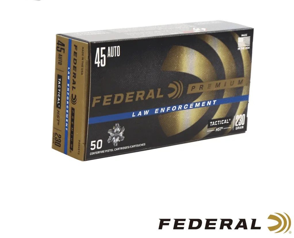 Federal Premium Defense .45 ACP 230gr. HST 50rds