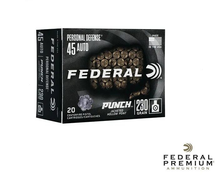 Federal Premium Punch .45 ACP 230gr. JHP 20rds