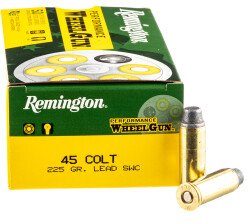 Remington Performance WheelGun .45 Long-Colt 225gr LSWC (50rds & 500rds)