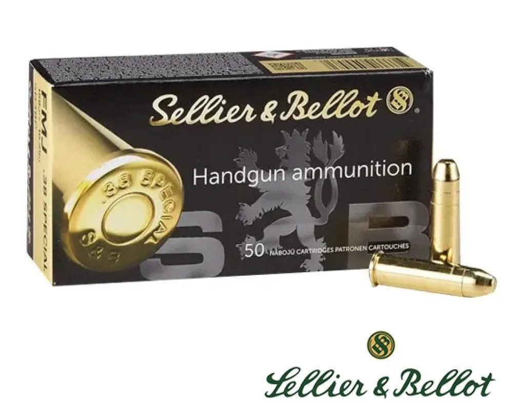 Sellier & Bellot .38 SPECIAL 158gr LFN 1000rds