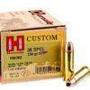 Hornady Custom .38 Spl 158gr JHP 250rd