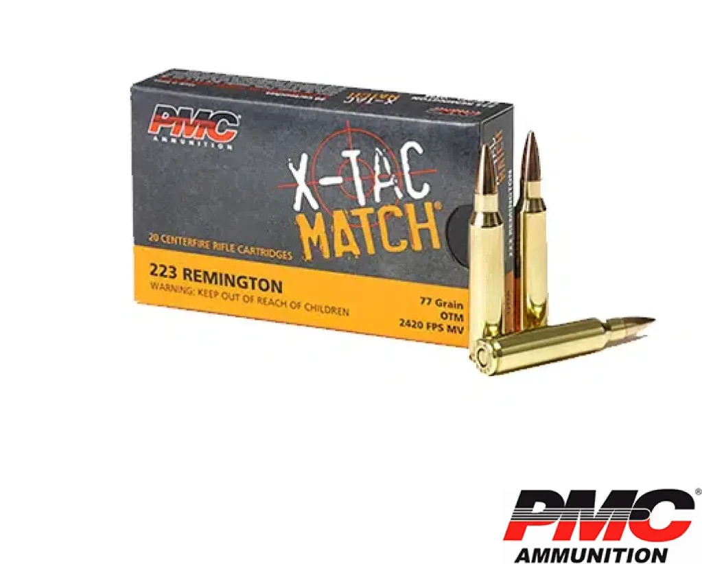 PMC X-Tac Match .223 Rem 77gr. OTM (20rds & 200rds)