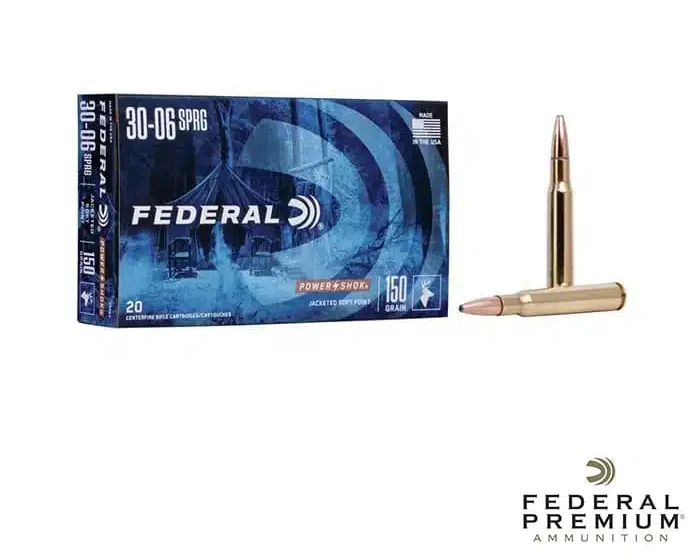 Federal Power-Shok .30-06 Springfield 150gr. SP (20rds & 200rds)