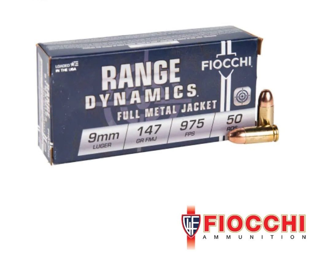 Fiocchi 9mm 147gr FMJ 50rds