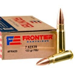 Hornady Frontier7.62x39 123gr FMJ 20rds