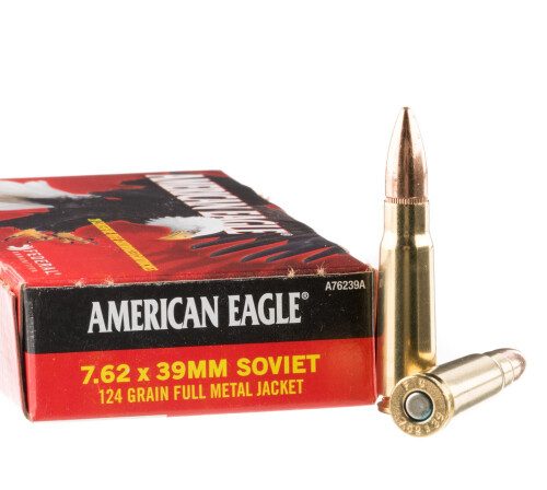 Federal American Eagle 7.62x39mm 124gr FMJ 500rds