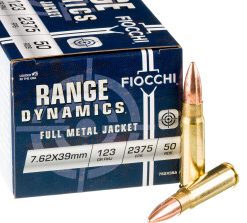 Fiocchi  7.62x39 123gr FMJ 500rds