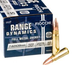 Fiocchi 7.62x39 123gr FMJ 500rds