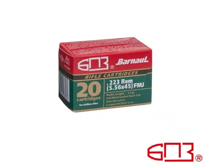 Barnaul .223 Rem 55gr. FMJ 20rds