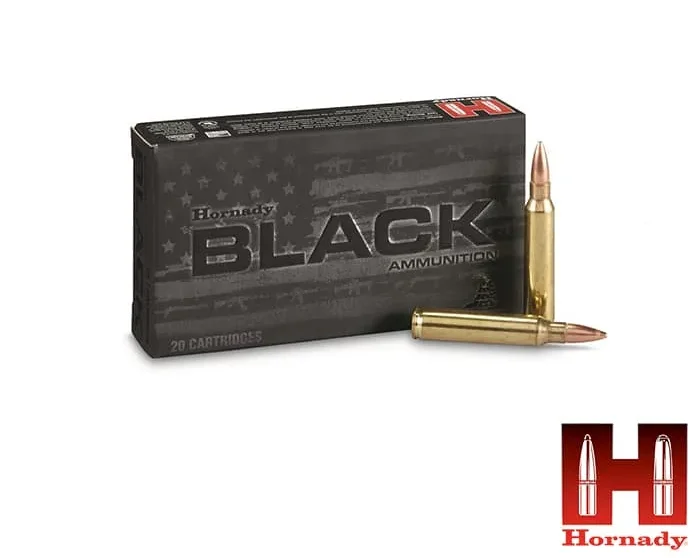 Hornady Black 5.56 NATO 75gr. InterLock (20rds & 200rds)