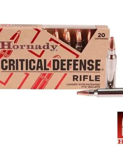 Hornady Critical Defense .223 Rem 55gr. FTX (20rds & 200rds)