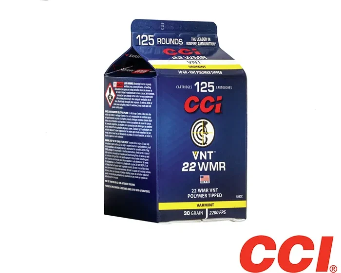 CCI VNT .22WMR 30gr. PT 1250rds