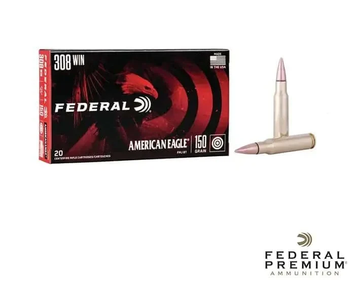 Federal American Eagle .308 Win 150gr. FMJ-BT 200rds