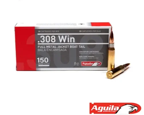 Aguila .308 Win 150gr. FMJBT 20rds