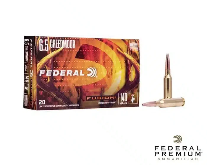 Federal Fusion 6.5 Creedmoor 140gr. SP (20rds & 200rds)