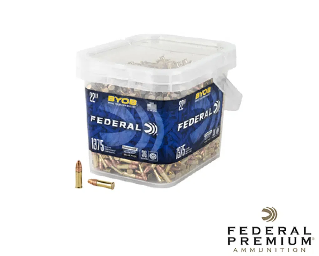 Federal Champion 22 LR 36 Gr Copper Plated Hollow Point 1375rds