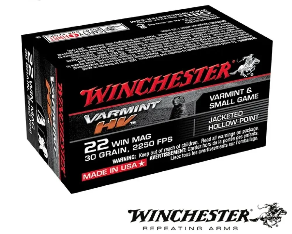 Winchester Varmint HV .22WMR 30gr. JHP 50rds