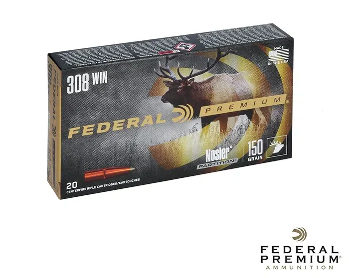 Federal Premium .308 Win 150gr. Partition 20rds