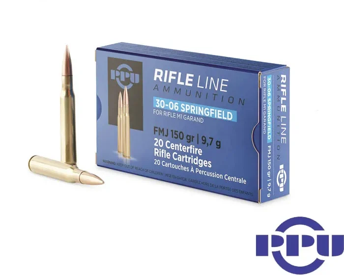 PPU .30-06 Springfield M1 Garand 150gr. FMJ 200rds