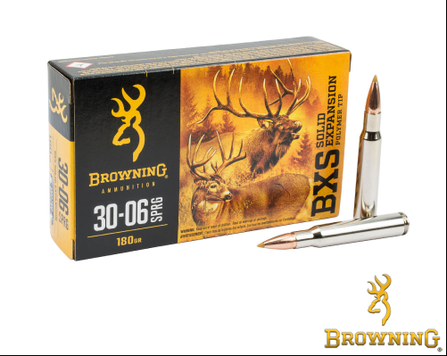 Browning BXS Solid Expansion 30-06 SPRG 180gr. LFPT (20rds & 200rds)