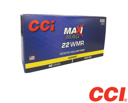 CCI Varmint Signature Maxi-Mag .22 WMR 40gr. JHP 200rds