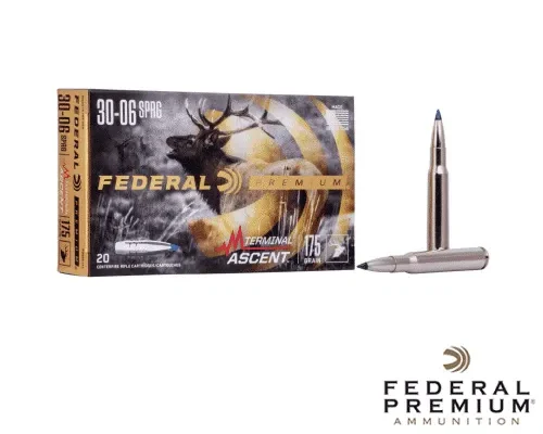 Federal Terminal Ascent .30-06 Springfield 175gr. PT (20rds & 200rds)