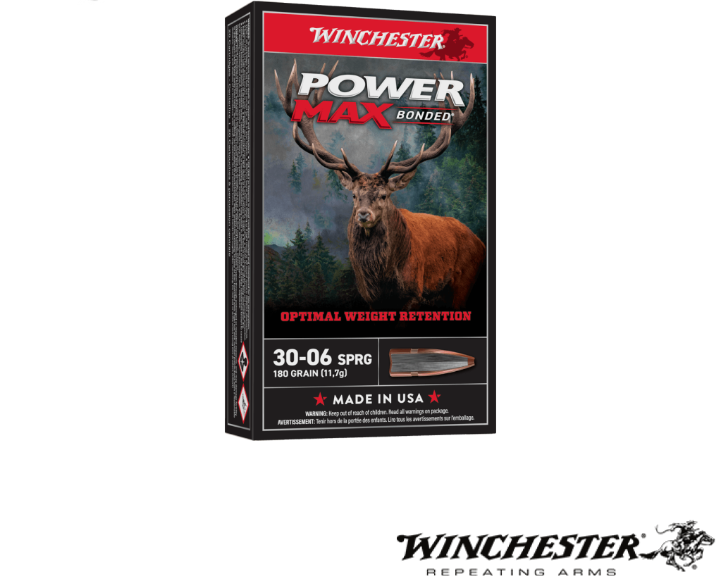 Winchester Power Max Bonded 30-06 Springfield 180gr PHP 200rds
